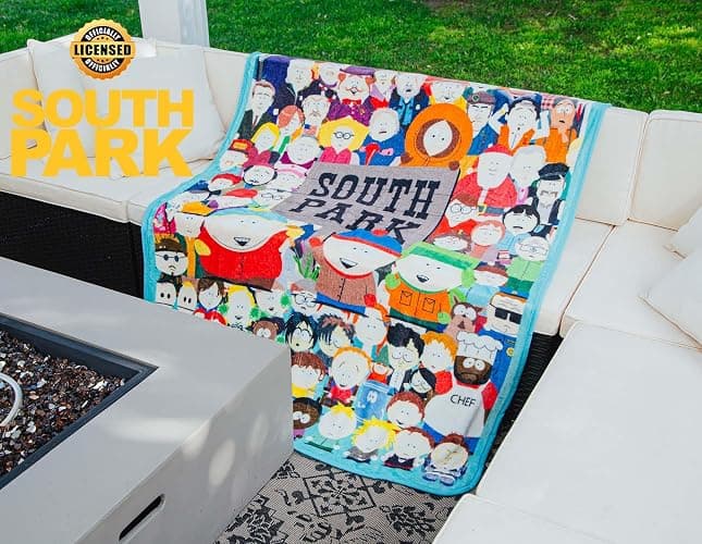 South Park Characters Raschel Throw Blanket | Soft Polyester Cover for Sofa, Bed | 45 x 60 Inches thumbnail 9