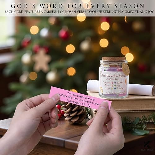 Bible Verses Jar for Women – Christian Gifts For Women, Color Coded Scripture Jar, Christian Valentine Gifts for Her thumbnail 6
