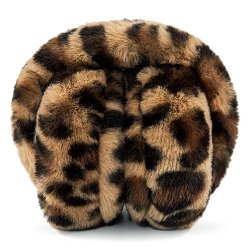 POMIJIAN Winter Ear Muffs for Women Girls Faux Fur Cute White Earmuffs Fluffy Ear Warmers Foldable Ear Covers Outdoor thumbnail 2