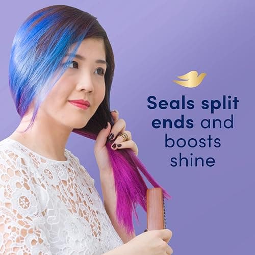 Dove Hair Therapy Brilliant Gloss & Repair with Ceramide - Hair Serum for Shiny Hair, Repair Treatment for Damaged Hair, Moisturizing Leave-In Hair Treatment, 5.5 Fl Oz (Pack of 2) thumbnail 2