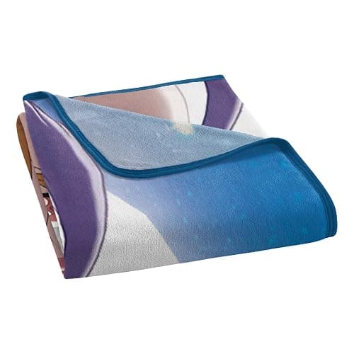 Northwest Aladdin Micro Raschel Throw Blanket, 46" x 60", Moonlight Lovers thumbnail 4