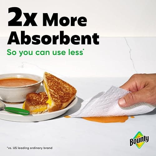 Bounty Select-A-Size Paper Towels, White, 8 Triple Rolls = 24 Regular Roll thumbnail 6