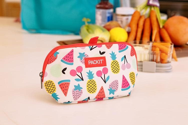 PackIt Freezable Snack Bag, Fruit Toss | Built-in ice packs, EcoFreeze+ Technology, Fresh snacks to go, Mini cooler, Small lunches, Foldable, Reusable, Zip closure thumbnail 2
