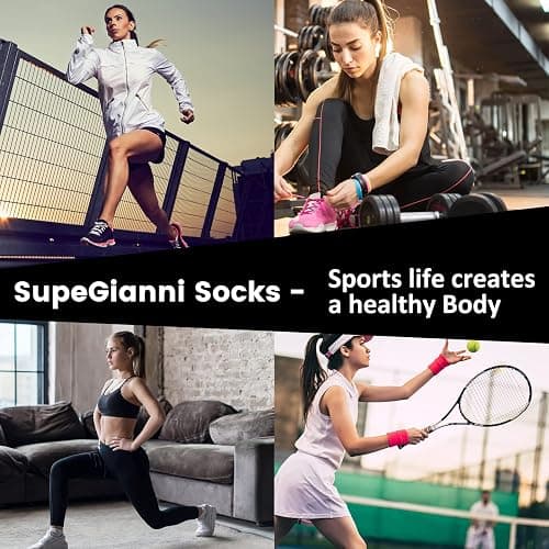 Women's Ankle Cotton Socks - Low Cut Athletic Running Soft Thin No Show White Socks With Tab 6 Pairs thumbnail 7
