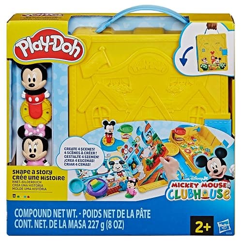 Play-Doh Disney Junior Mickey Mouse Clubhouse, Shape a Story Playset, Storage & Travel, Arts & Crafts Preschool Toys for Kids 2+ thumbnail 3