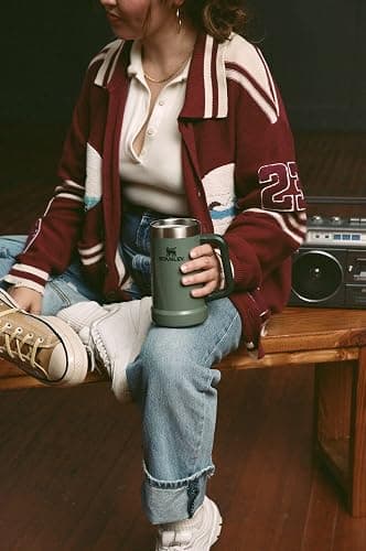 Stanley Stay-Chill Beer Stein 24 oz | Heavy Duty Big Grip Handle | Beer Tumbler Drink Cup, Holds 2 Cans | Insulated Stainless Steel Party Mug | BPA-Free thumbnail 4