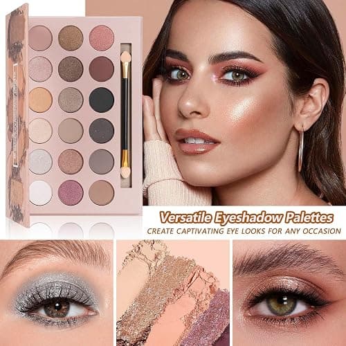 KAVCENT Makeup Kit Makeup Sets for Teens Makeup kits for Women Teenagers Make up Eyeshadow Palette Foundation Concealer Lipgloss Loose Powder Makeup Kit for Women Full Kit thumbnail 3