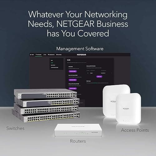 NETGEAR 24-Port Gigabit Ethernet Unmanaged Essentials Switch (GS324) - Desktop, Wall, or Rackmount, Silent Operation thumbnail 5