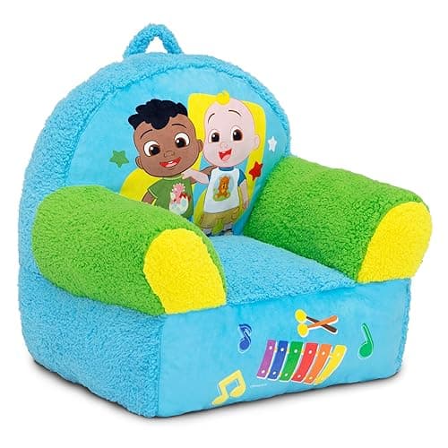 Delta Children - CoComelon Cozee Buddy Kids Chair, Blue thumbnail 10