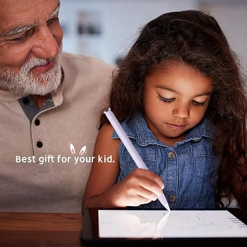 Cute Ear Case Silicone Skin Cover for Apple Pencil 2nd Generation, and Protective Nib Cover Accessories Compatible with iPad Pro 11 12.9 inch,Purple thumbnail 8