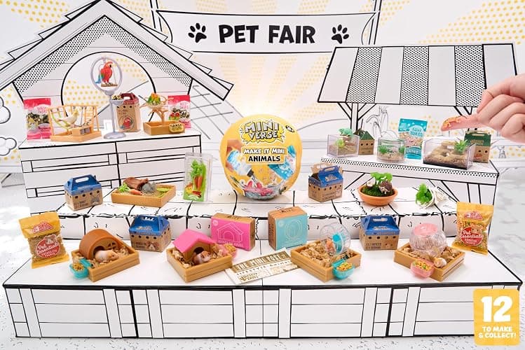 MGA's Miniverse - Make It Mini Animals 3-Pack, Mini Collectibles, Blind Pack, Miniatures, DIY, Crafts, Resin Play, Replica Animals, Habitats, NOT Edible, Collectors, Gifts, 8+ thumbnail 3