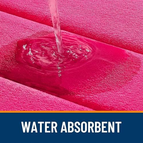 OLANLY Memory Foam Bath Mat 30x20, Super Soft and Absorbent Bathroom Rugs | Hot Pink, Quick Dry Bath Rug, Machine Washable Shower Floor Mats, Bathmat Carpet for Bathroom Floor, Tub and Shower thumbnail 4