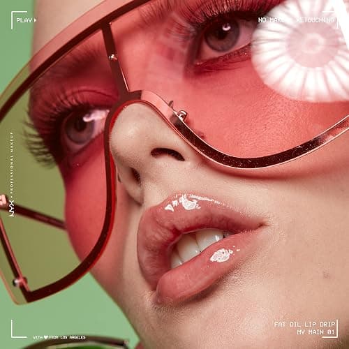 NYX PROFESSIONAL MAKEUP Fat Oil Lip Drip, Moisturizing Lip Oil Gloss, Vegan Tinted Formula, Up to 12 HR Hydration - My Main (Clear) thumbnail 8