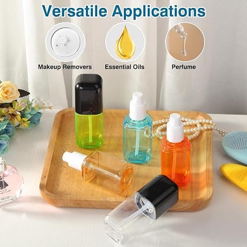 Travel Spray Bottle 3 Pack 2.7oz/80ml Portable Plastic Small Spray Bottles Refillable Mini Spray Bottle Empty Fine Mist Spray Bottles for Makeup Removers, Perfume, Essential Oils Toners Rose Waters thumbnail 7
