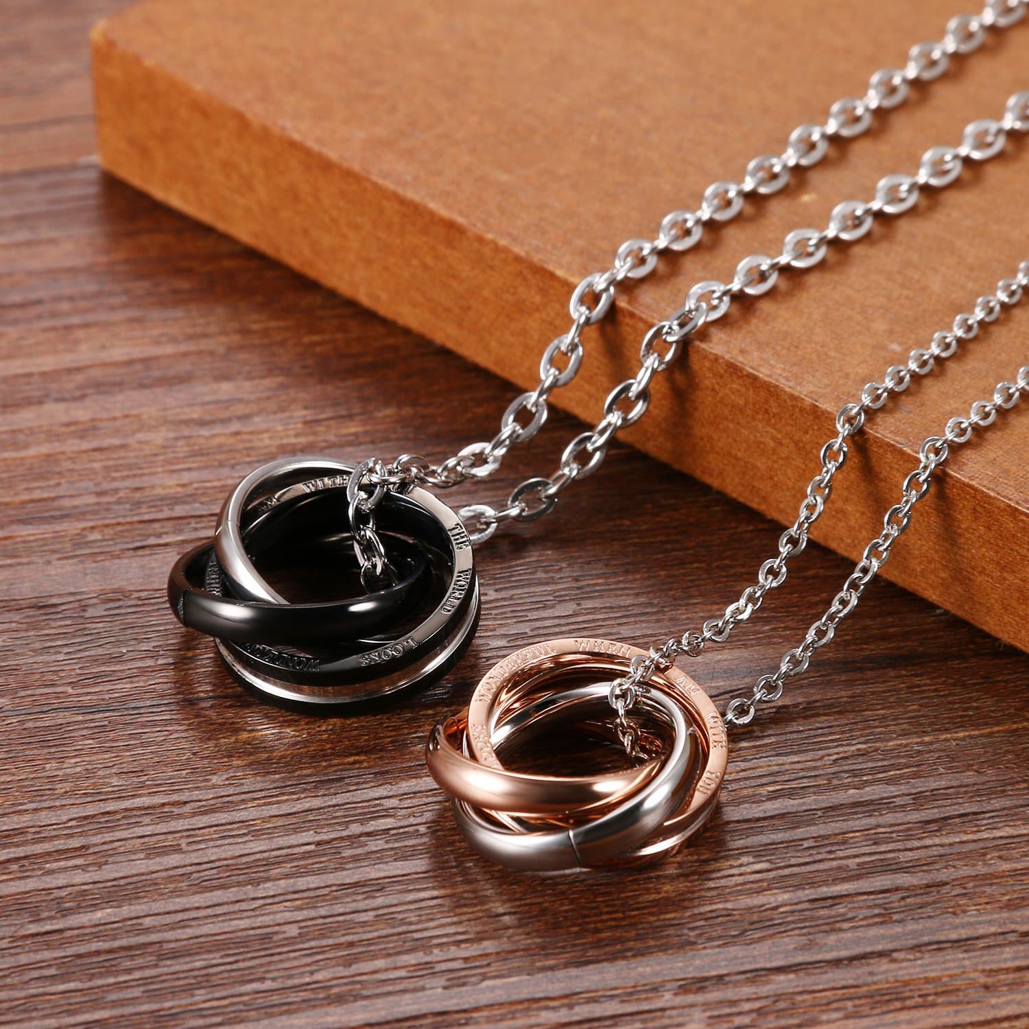  2 collares de acero inoxidable  thumbnail 3