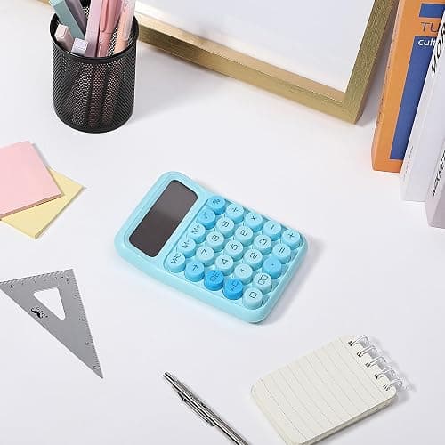 Mr. Pen- Mechanical Switch Calculator, 12 Digits, Large LCD Display, Blue Calculator Big Buttons thumbnail 6