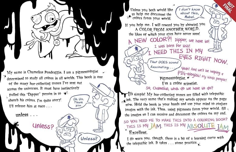 Gravity Falls: Don't Color This Book!: It's Cursed! thumbnail 3