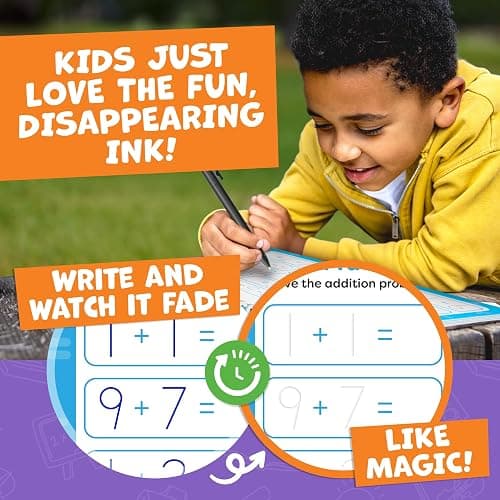 Magic Grooved Writing Practice for Kids - Grooved Handwriting Practice for Kids 5-7 8-10 Magic Copybooks - Tracing Books for Ages 3-5 - Preschool Learning Activities, 3 Year Old Boy Gift thumbnail 5