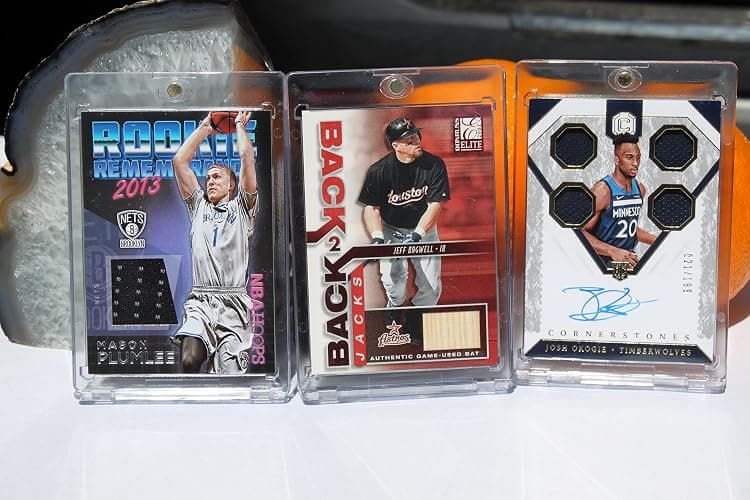 UVBLOC One Touch Card Holder 180pt (5 Pack) Magnetic Baseball Jersey Patch Protectors Sleeves Cases for Trading Sports Cards thumbnail 3