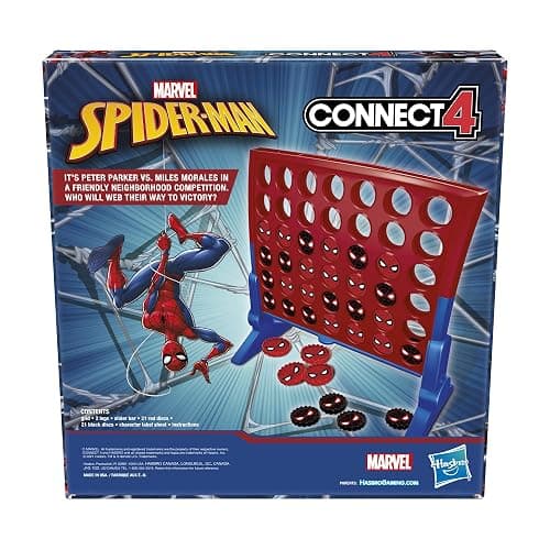 Hasbro Gaming Connect 4 Marvel Spider-Man Edition, Strategy Board Game for 2 Players, Ages 6 and Up (Amazon Exclusive) thumbnail 3