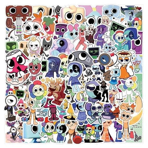 TUMAJI 110 Pcs Dandys Stickers, Cute Dandy's Stickers Vinyl Waterproof Decals for Laptop and Water Bottle, Girl Phone, Bike, Skateboard, Adults Teens Gift - Image 1