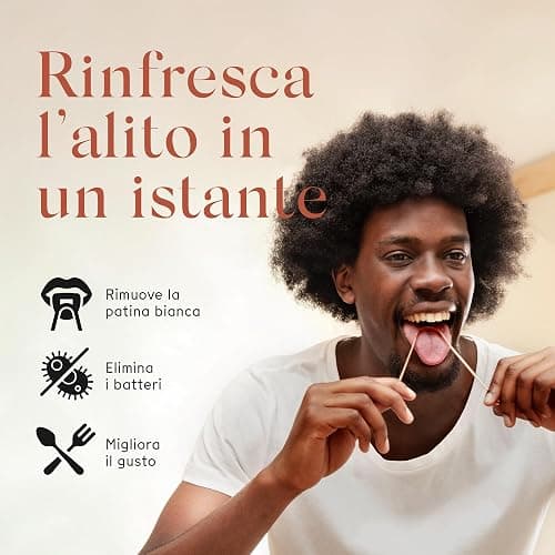 Arista Pulisci Lingua Rame, Pack 2 Raschietto Lingua, Nettalingua Rame per Pulizia Lingua, Ayurveda Prodotti per Lingua Pulizia, Alito Cattivo Rimedi, Pulitore Lingua thumbnail 2