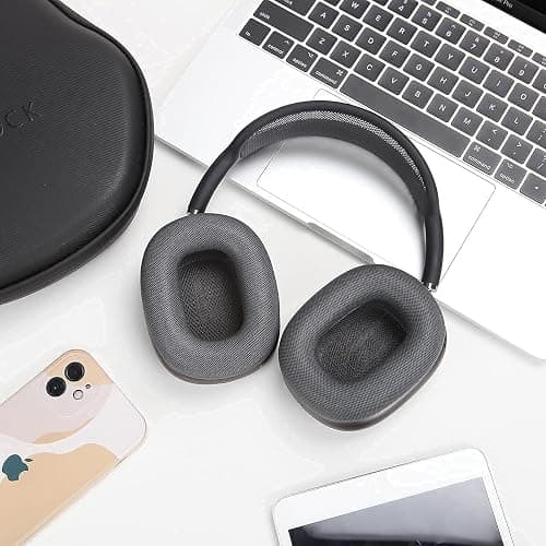 Earrock Ear Cushions Replacement for AirPods Max Headphones,Protein Leather Covered Earpads with Memory Foam and Magnet (Space Gray) thumbnail 7