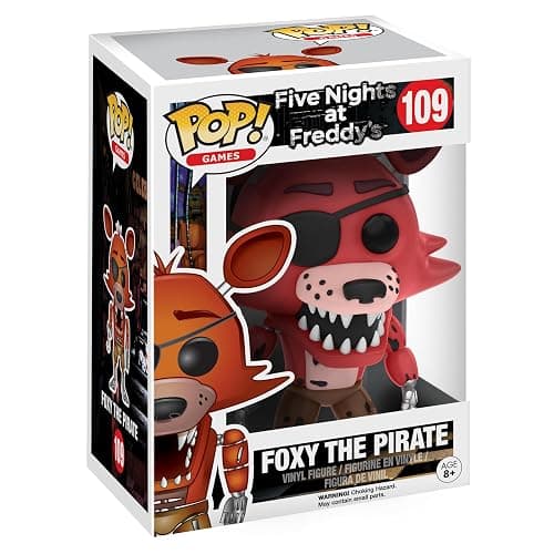 Funko Five Nights at Freddy's - Foxy The Pirate Toy Figure Multi-Colored, 3.75 inches - Image 1
