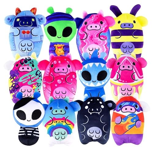 Cows vs Aliens 2 Pack Blind Pack Assortment Plush Collectible Toys. Styles Will Vary. thumbnail 3