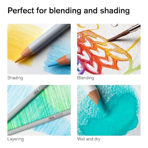 Winsor & Newton Studio Collection Artist Pencils, Watercolor Pencils, Set of 24 thumbnail 4