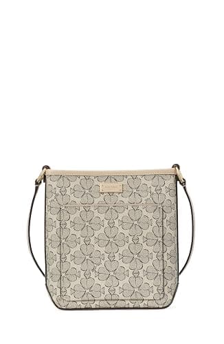 kate spade new york Spade Flower Coated Canvas Small Swingpack, Neutral Multi - Image 1