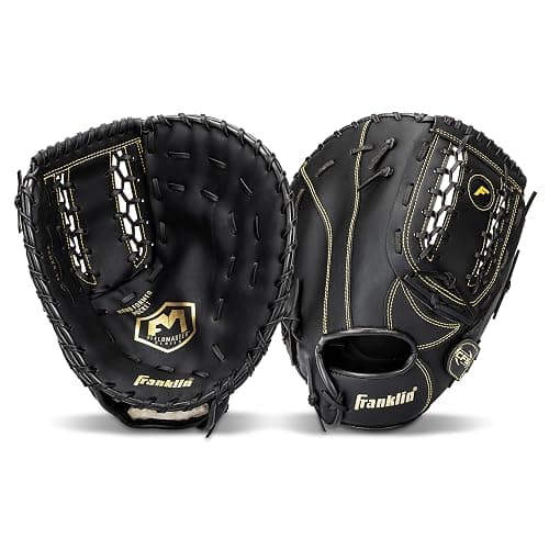 Franklin Sports Field Master Baseball + Softball Glove - Field Master Adult + Youth Baseball + Softball Mitt - Men's + Women's Gloves - Right Hand Throw thumbnail 2