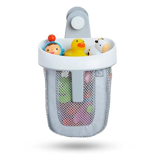 Munchkin® Super Scoop™ Hanging Bath Toy Storage with Quick Drying Mesh, Grey thumbnail 7