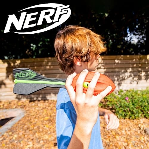 Nerf Vortex Aero Howler Foam Ball, Classic Long-Distance Football, Flight-Optimizing Tail, Whistling Sound, Indoor & Outdoor Fun, Christmas Stocking Stuffers for Kids thumbnail 2