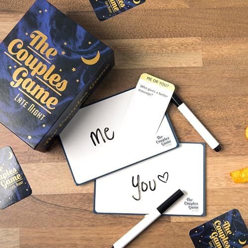 The Couples Game Late Night [Fun Adult Card Game for Date Nights | Romantic Couples Gift for Him or Her | 150 Questions for 2 Players | Perfect For Anniversary, Engagement, Valentine's Gift] thumbnail 2