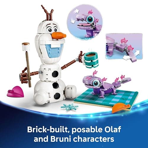 LEGO Disney Frozen Olaf and Bruni’s Picnic Fun Building Toy - Frozen Toys for Girls & Boys, Ages 7+ - Disney Gifts for Kids & Fans - 43287 thumbnail 5