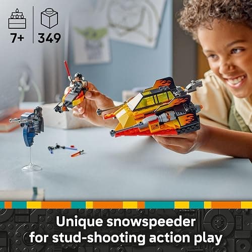 LEGO Star Wars: Rebuild The Galaxy The Force Burner Snowspeeder Building Toy - 2 in 1 Pretend Play Set W/ 3 Minifigures for Kids, Ages 7+ - Collectible Room Decor & Gift Idea for Boys & Girls - 75414 thumbnail 2