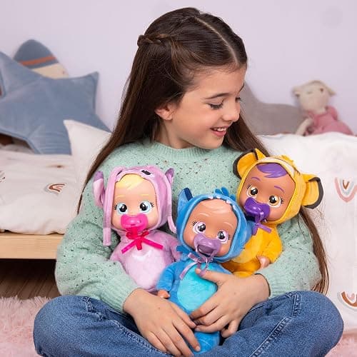 CRY BABIES Tiny Cuddles Disney Simba, Baby Doll Inspired by Simba by The Lion King, with 3 Accessories, Care and Care, She Cries Real Tears, Children from 18 Months thumbnail 2