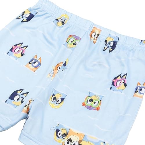 Bluey girls 2-piece Loose-fit Button Down Pajama Set, Soft & Cute for Kids thumbnail 4