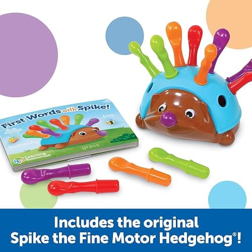 Learning Resources Spike the Fine Motor Hedgehog First Words - Toddler Activity Toys, Preschool Fine Motor Skills, Age 18 Months+ thumbnail 4