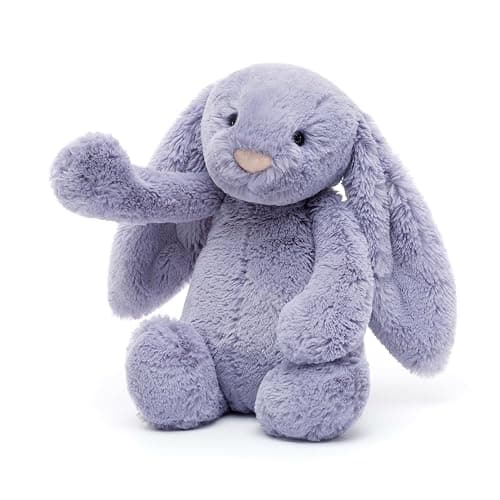 Jellycat Bashful Viola Bunny Stuffed Animal, Medium 12 inches - Rabbit & Bunny Plush Toy - Classic Children's Gift thumbnail 6