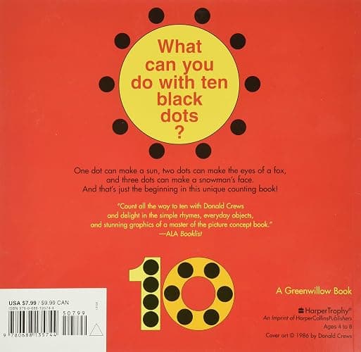 Ten Black Dots: A Creative Counting Story About Shapes and Imagination for Children (Ages 4–8) thumbnail 2