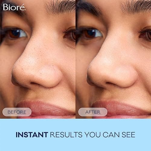 Bioré Original Blackhead Remover Strips, Deep Cleansing Nose Strips With Instant Pore Unclogging, Features C-Bond Technology, Oil-Free, Non-Comedogenic Use, 14 Count thumbnail 4