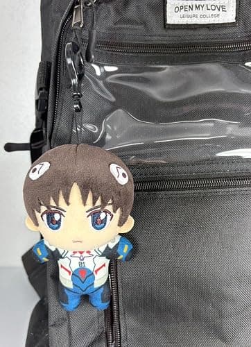 Great Eastern Entertainment Evangelion New Movie - Shinji Ikari (Plug Suit) Mini Plush Plush w/Hook Clip 4.5" thumbnail 4