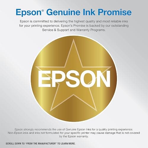 Epson EcoTank Photo ET-8500 Wireless Color All-in-One Supertank Printer with Scanner Copier, Ethernet and 4.3-inch Colorfull Touchscreen - White thumbnail 3