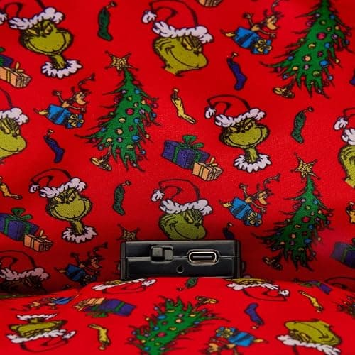 Loungefly Dr. Seuss Grinch Holiday Mini Backpack thumbnail 7