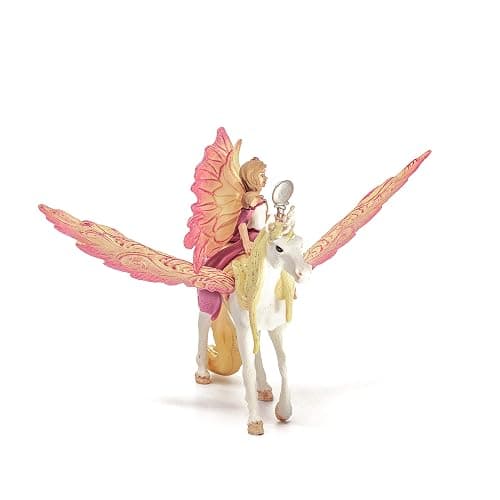 Schleich bayala Fairy Feya and Pegasus Unicorn Figurine Playset - Realistic Enchanting Fantasy Magical Fairy and Unicorn Figurine Imagination Playtime Toy Set for Boys and Girls, Gift for Kids Age 5+ - 2022 Box Style thumbnail 3