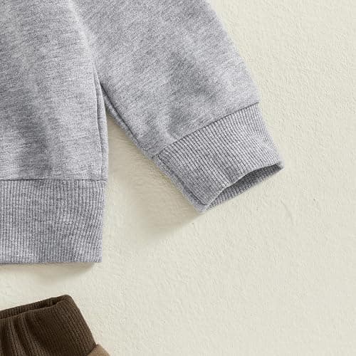 Toddler Baby Boy Fall Winter Clothes Mallard Duck Hoodie Long Sleeve Hooded Sweatshirt Pants Set Cute 2 Piece Outfit thumbnail 5