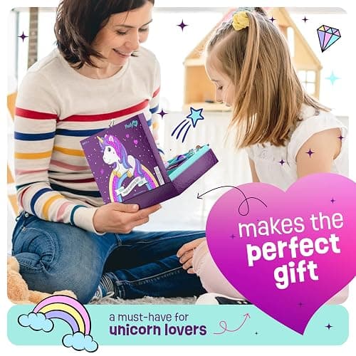 Pretty Me Unicorn Stationery Set for Kids - Birthday Gifts for Girls Ages 6, 7, 8, 9, 10 to 12 Year Old Age - Stationary Letter Writing Art Kit - Best Girl Birthday Gift - Preteen Craft Toys, Presents thumbnail 4