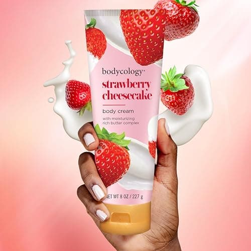 Bodycology Shea Butter Body Cream, Strawberry Cheesecake, 8 oz thumbnail 5